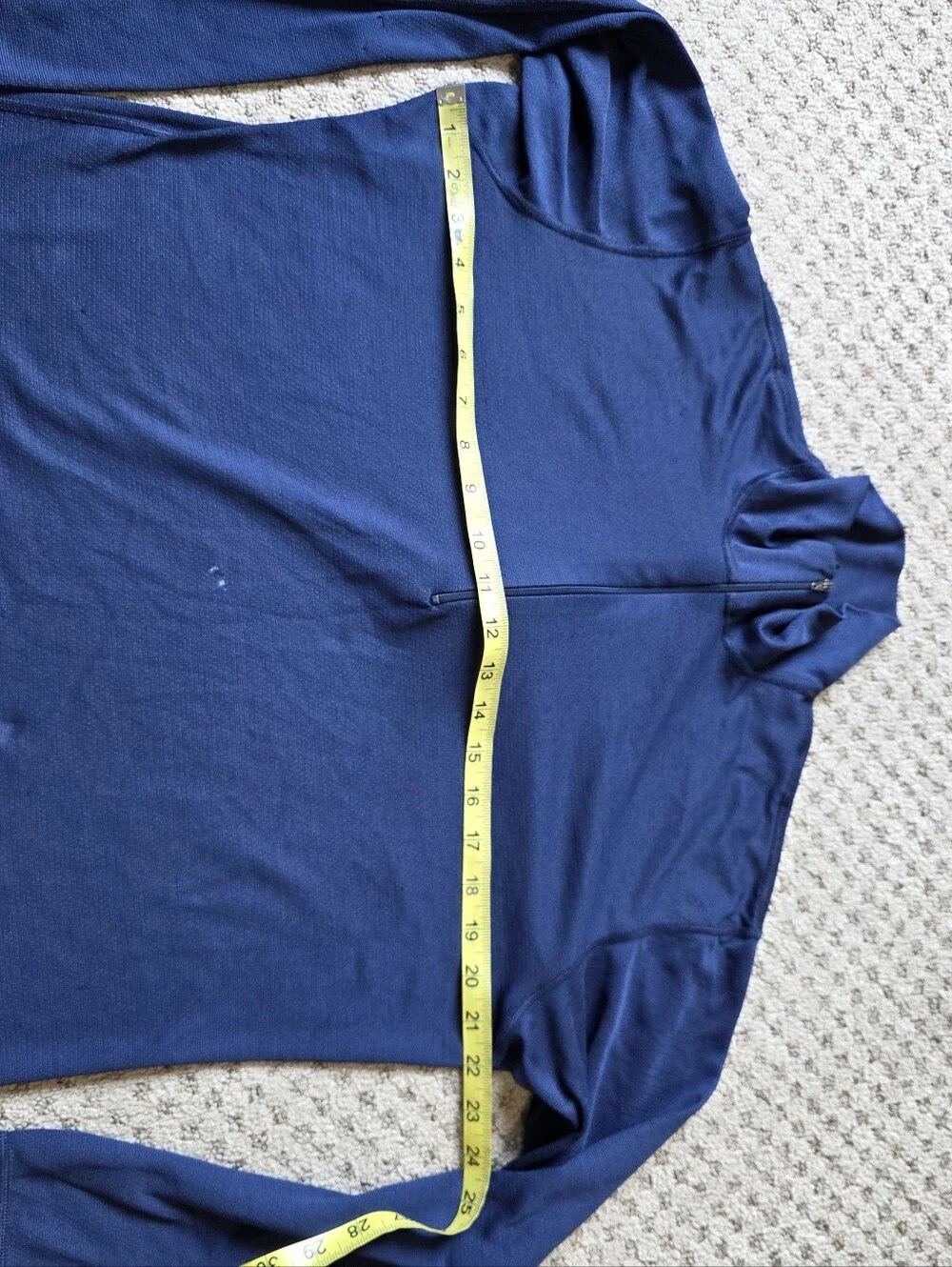 Patagonia Capilene Navy Quarter-Zip Pullover
